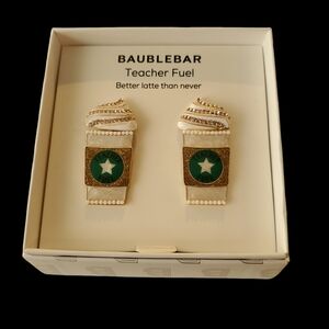Baublebar Teacher Fuel Better Lattee Than Never Back To School Earrings